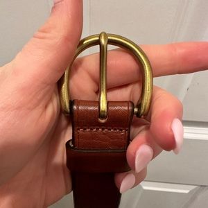Madewell brown leather belt